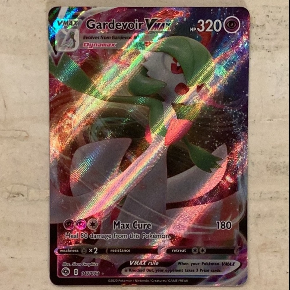 Pokemon Gardevoir Vmax 2020 Ultra Rare 017/073 Champions Path Card #17 TCG